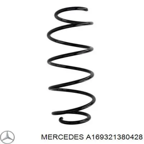 A169321380428 Mercedes пружина передняя