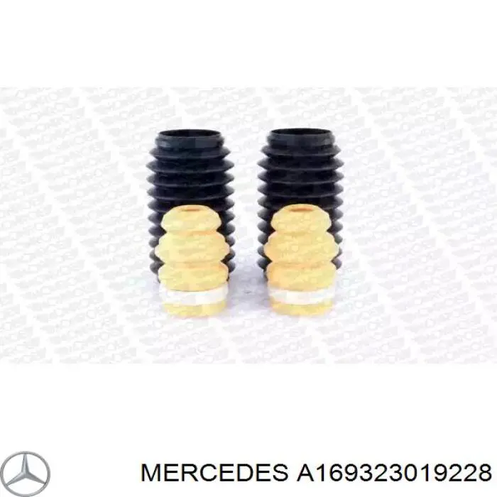 A169323019228 Mercedes буфер (отбойник амортизатора переднего + пыльник)