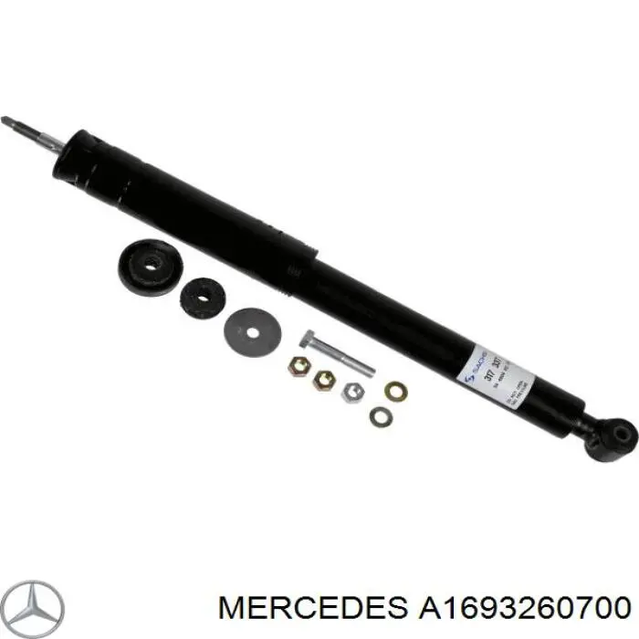 Купить A1693260700 Mercedes Амортизатор задней подвески