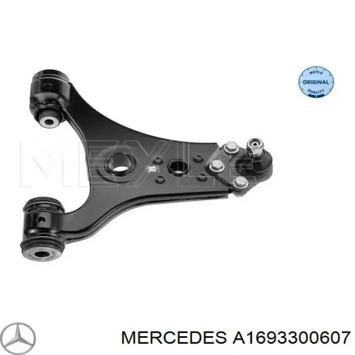 Купить A1693300607 Mercedes Нижний правый рычаг передней подвески