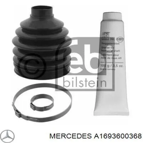 Пыльник ШРУСа наружный A1693600368 Mercedes