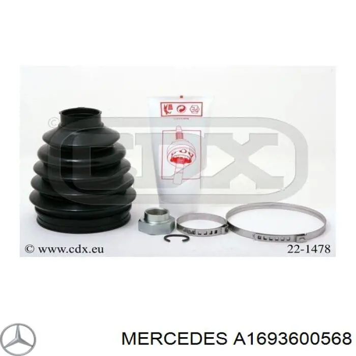 Чехол шруса Mercedes A1693600568 цена, от 12.54 USD