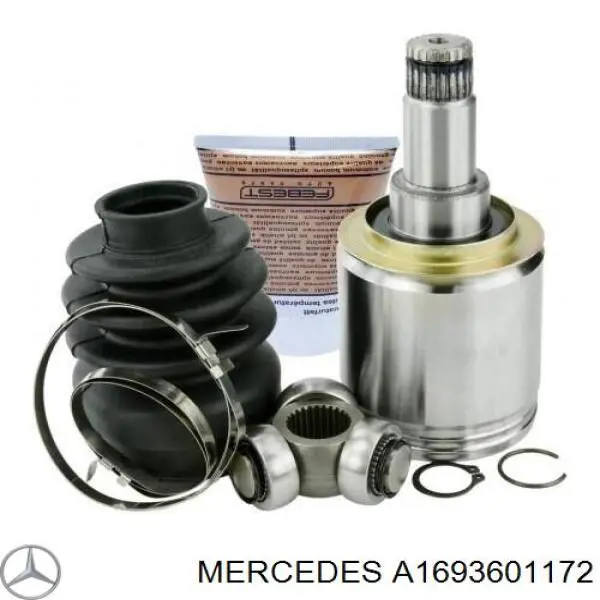 A1693601172 Mercedes semieixo (acionador dianteiro esquerdo)
