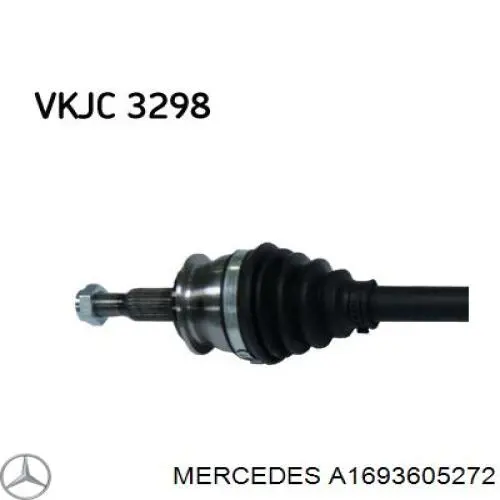 Правая полуось 1693606572 Mercedes