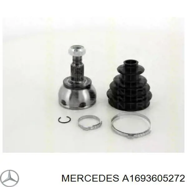 A169360827228 Mercedes semieixo (acionador dianteiro direito)