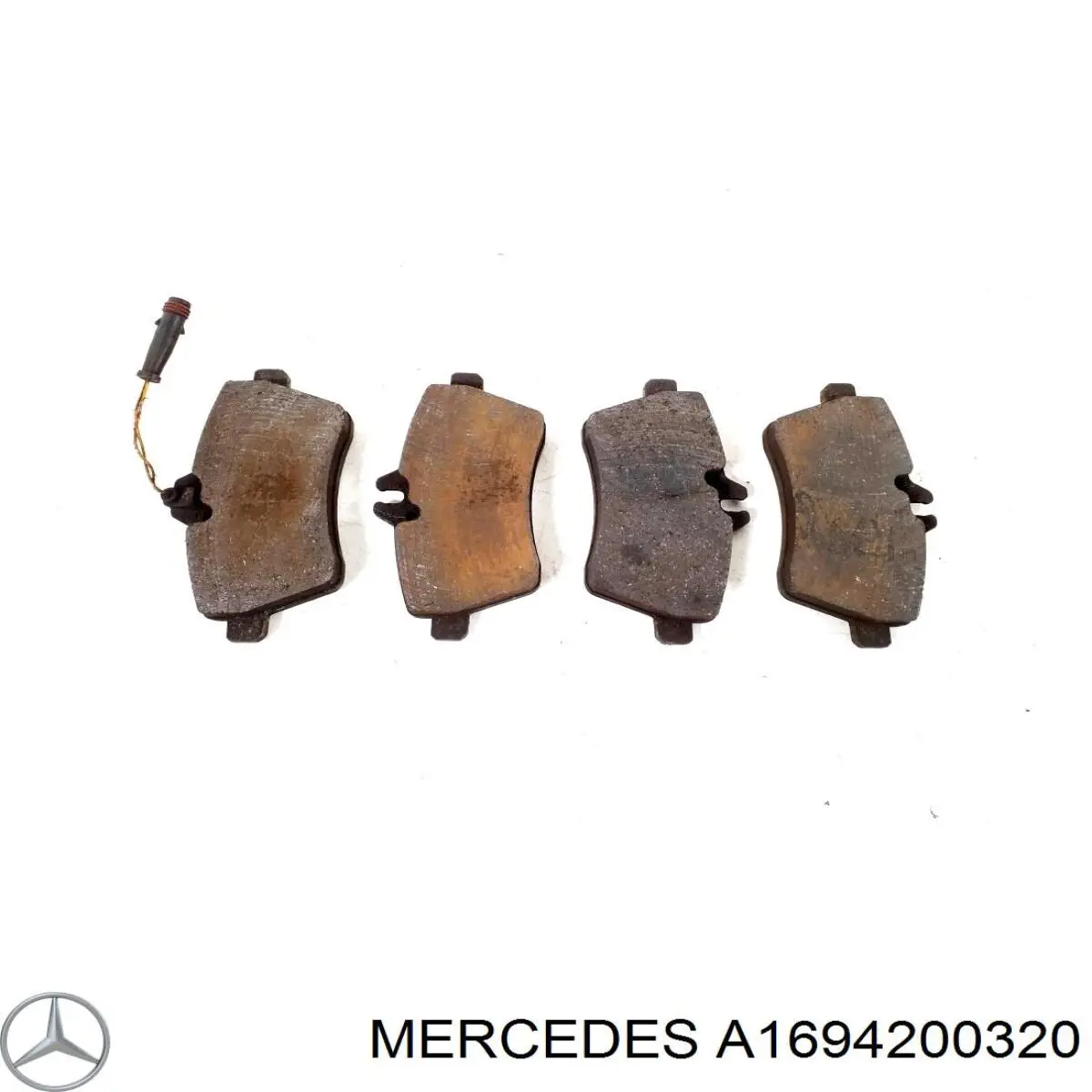 Передние тормозные колодки A1694200320 Mercedes