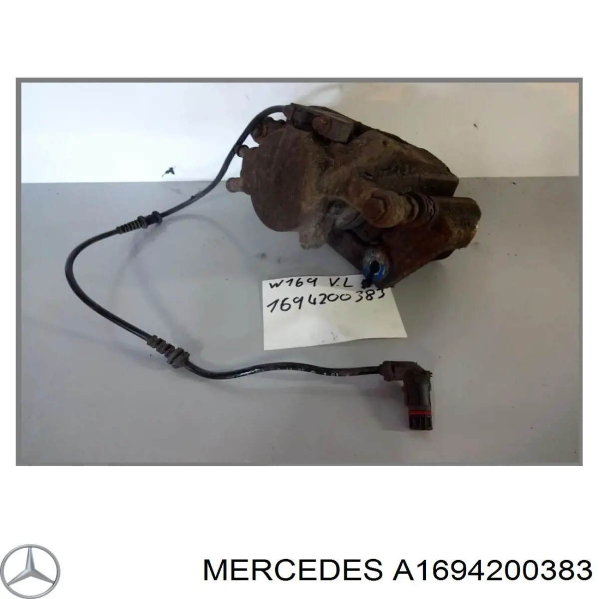 Суппорт тормозной передний левый A1694200383 Mercedes