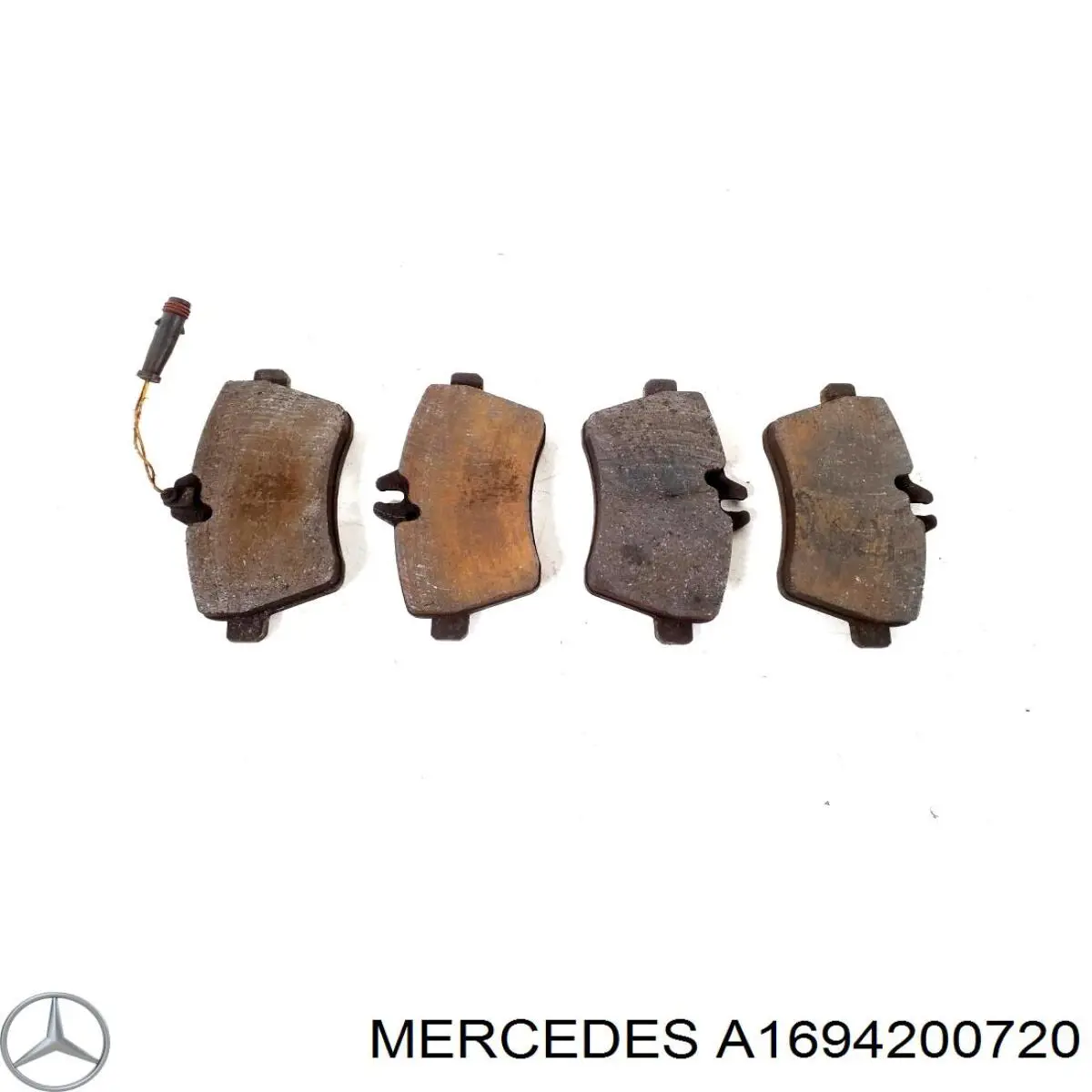 A1694200720 Mercedes колодки тормозные передние дисковые