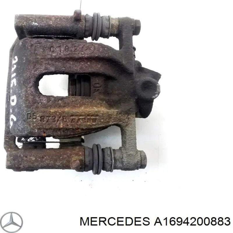 Суппорт тормозной передний правый A1694200883 Mercedes