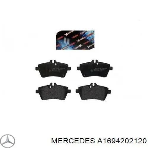 A1694202120 Mercedes колодки тормозные передние дисковые