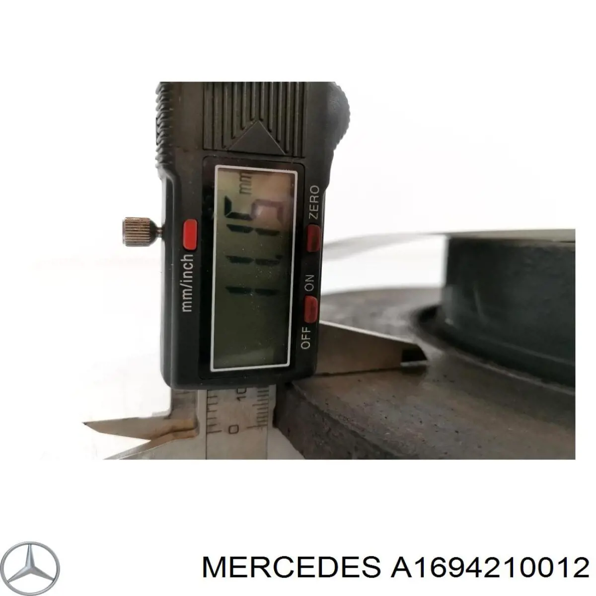Передние тормозные диски A1694210012 Mercedes