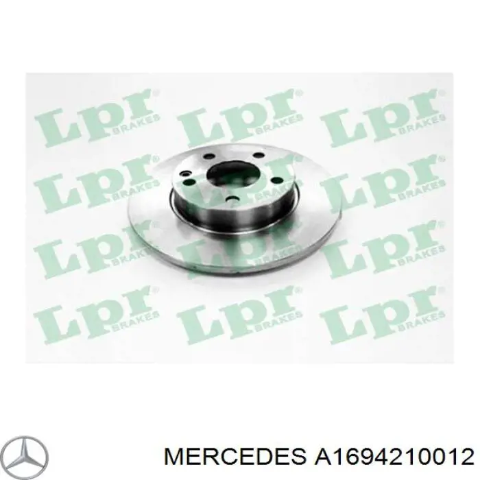 A1694210012 Mercedes Диск тормозной передний