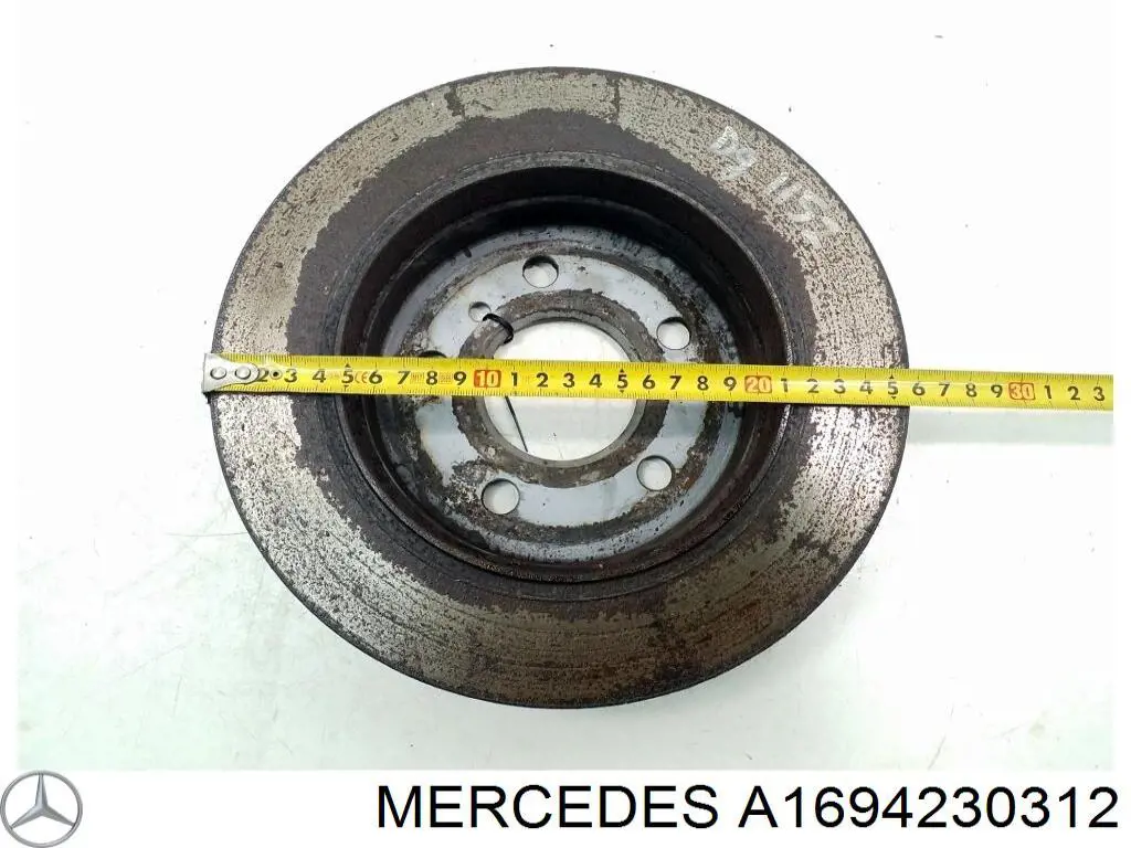 Задний тормозной диск Mercedes A1694230312 цена, от 21.73 USD