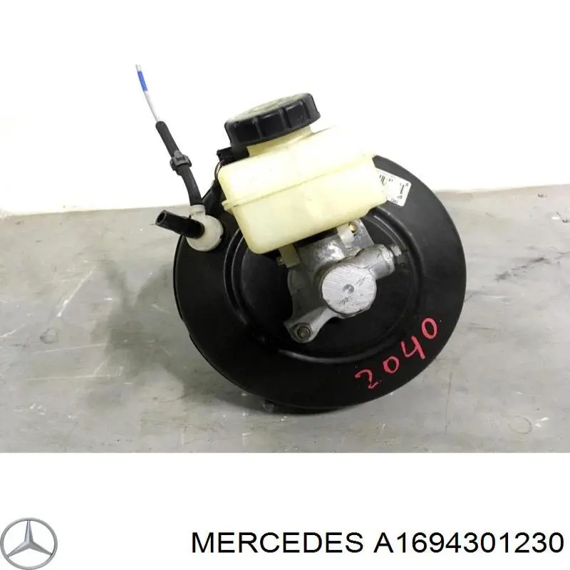 Усилитель тормозов (вакуумный) MERCEDES A1694301230