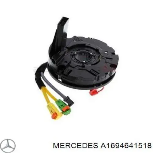 A1694641518 Mercedes anel airbag de contato, cabo plano do volante