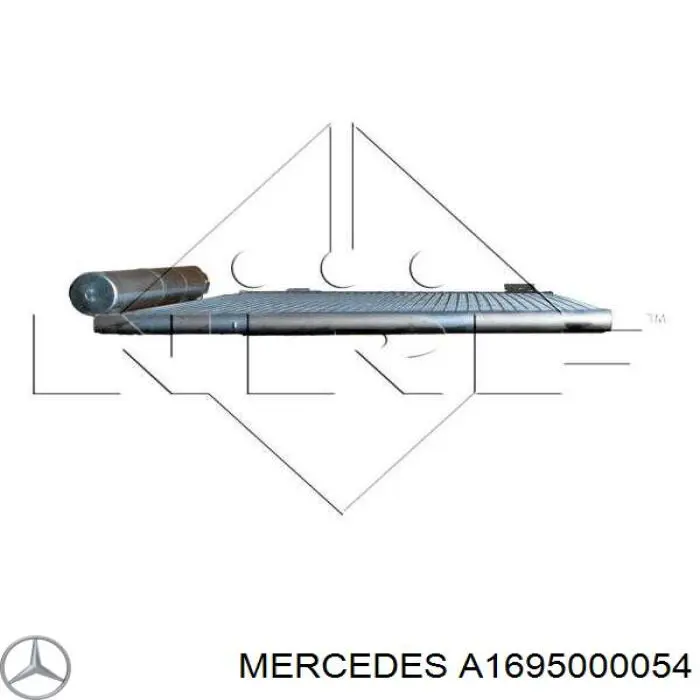 A1695000054 Mercedes радиатор кондиционера