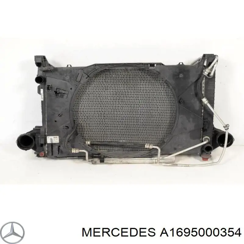 A1695000354 Mercedes радиатор кондиционера
