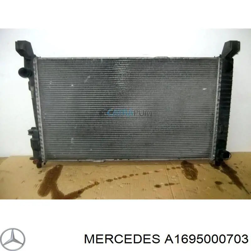 A1695000703 Mercedes радиатор