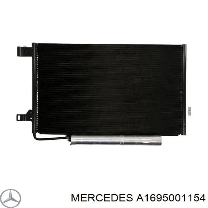 A1695001154 Mercedes радиатор кондиционера
