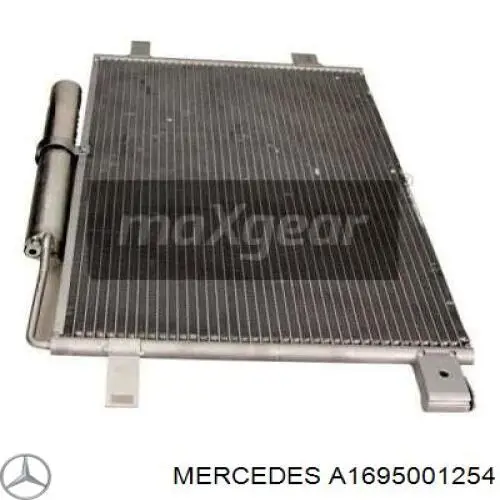 A1695001254 Mercedes radiador de aparelho de ar condicionado