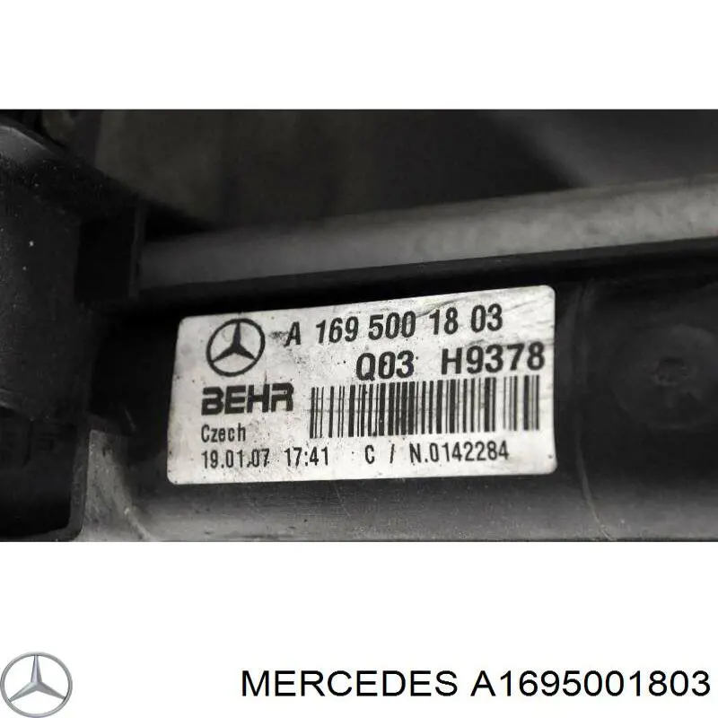 A1695001803 Mercedes radiador de esfriamento de motor