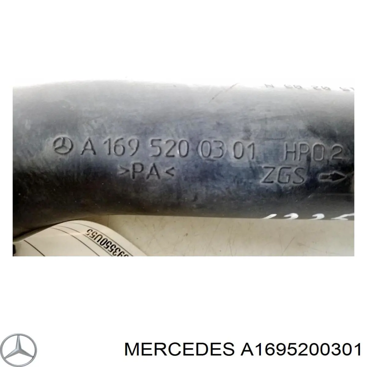 Патрубок интеркулера 1695200401 Mercedes