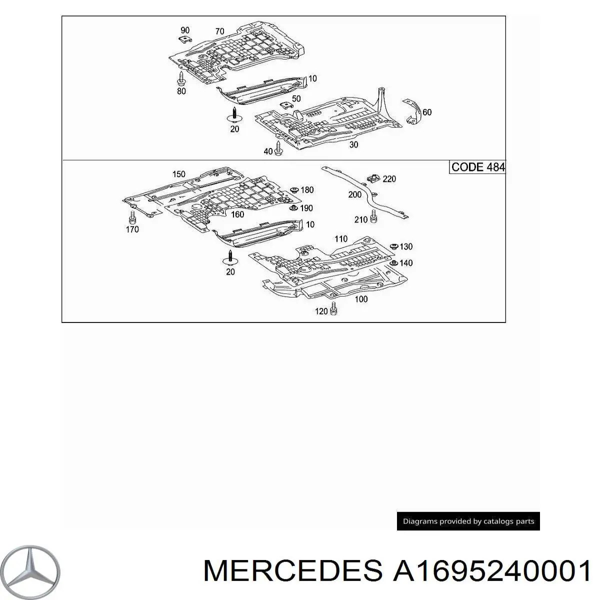 A1695240001 Mercedes 