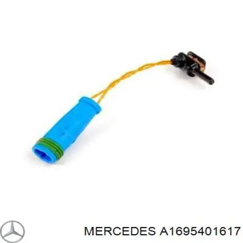 Contacto de aviso, desgaste de los frenos A1695401617 Mercedes