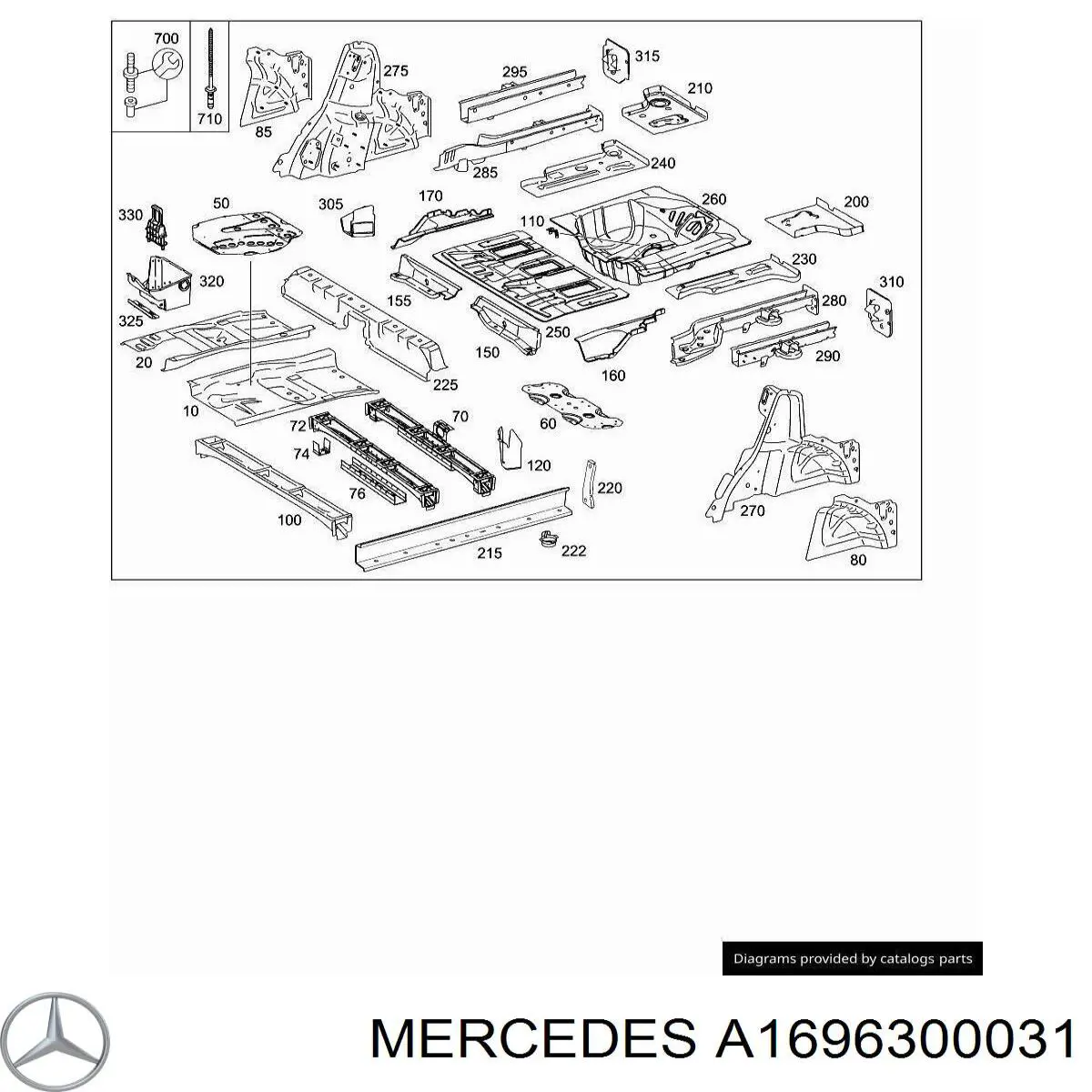  A1696300031 Mercedes