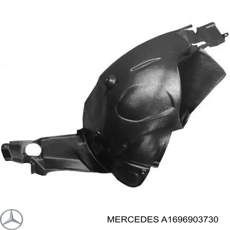 Подкрылок крыла переднего левый задний A1696903730 Mercedes