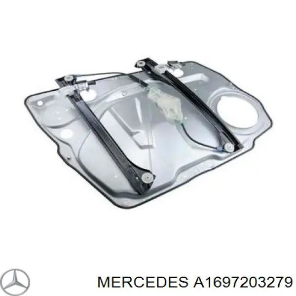 A1697203279 Mercedes mecanismo de acionamento de vidro da porta dianteira direita