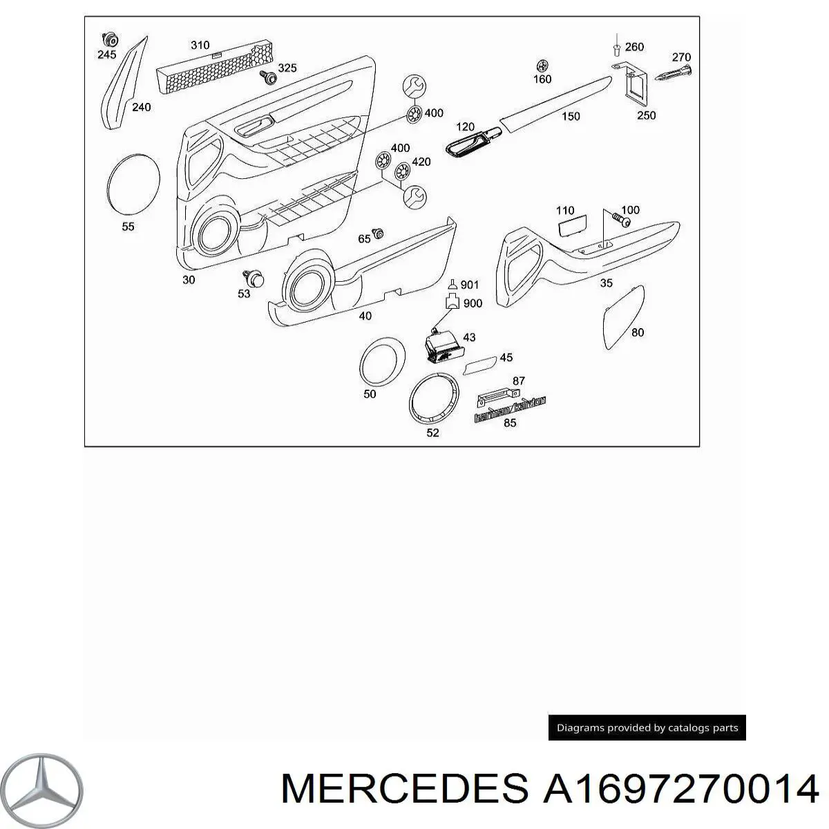 A1697270014 Mercedes 