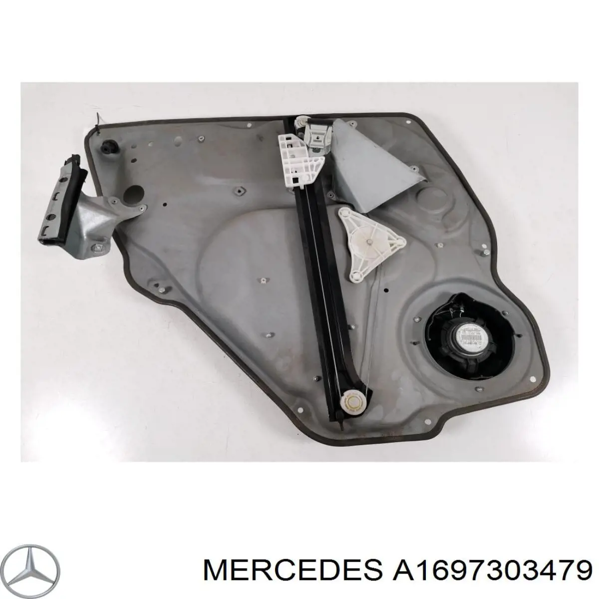 Mecanismo de acionamento de vidro da porta traseira direita para Mercedes A (W169)