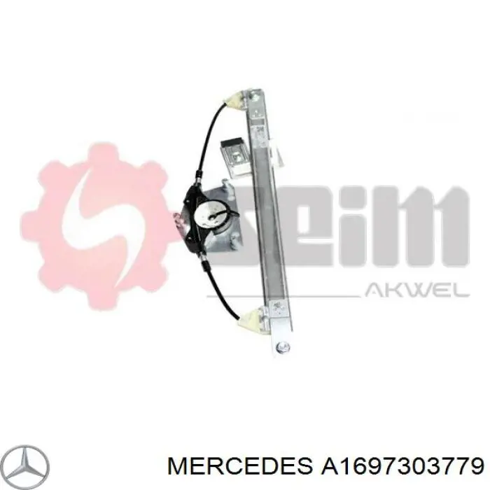 Купить A1697303779 Mercedes Механизм стеклоподъемника двери задней левой