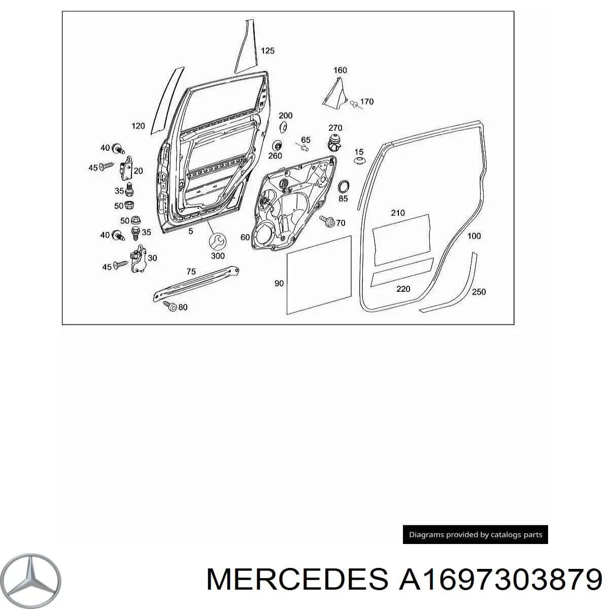 Купить A1697303879 Mercedes 
