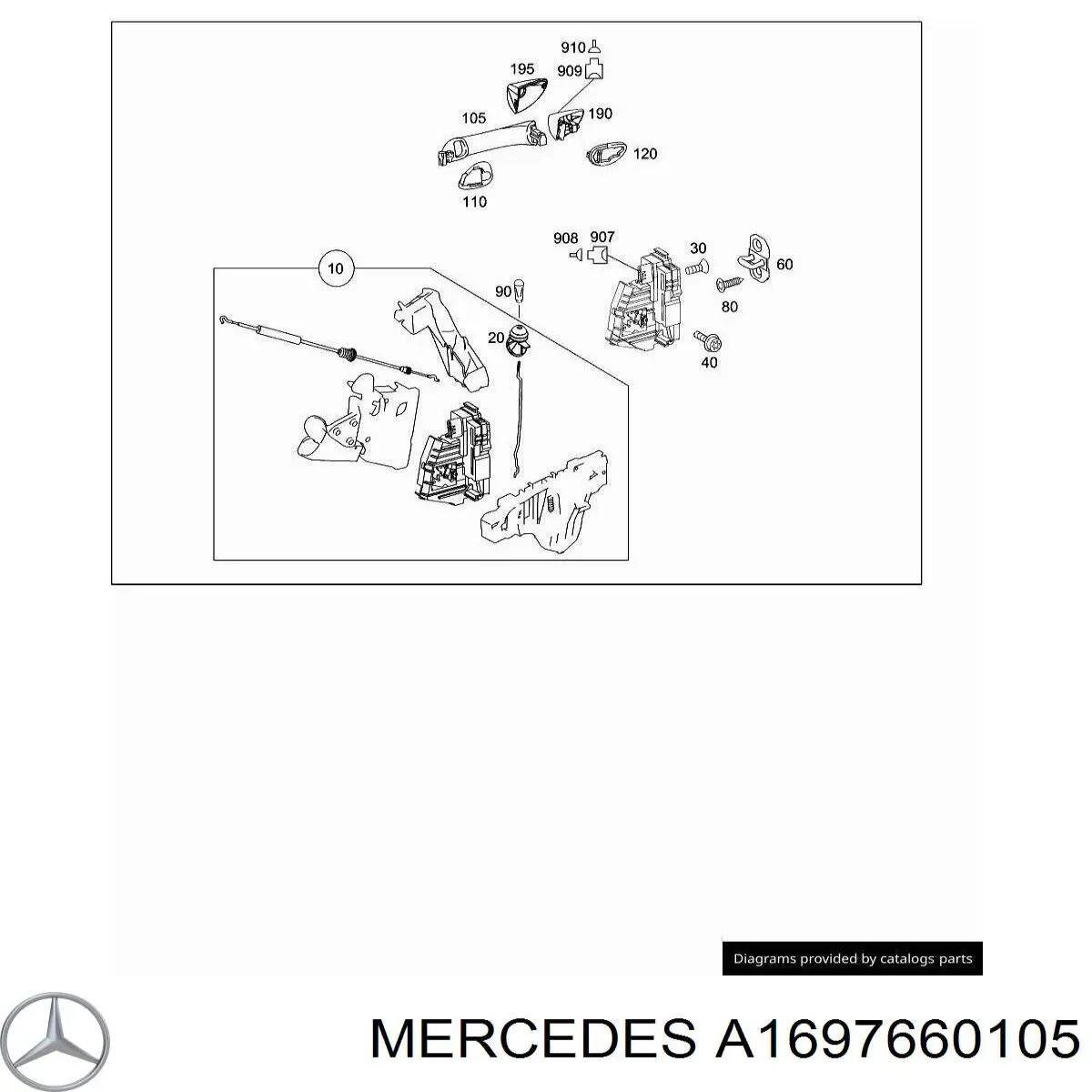  Mercedes A1697660105 цена, от 3.55 USD