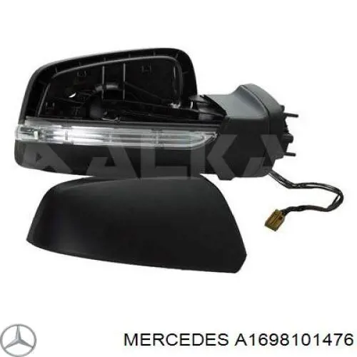 A1698101476 MERCEDES Espejo de retrovisor derecho original y equivalente