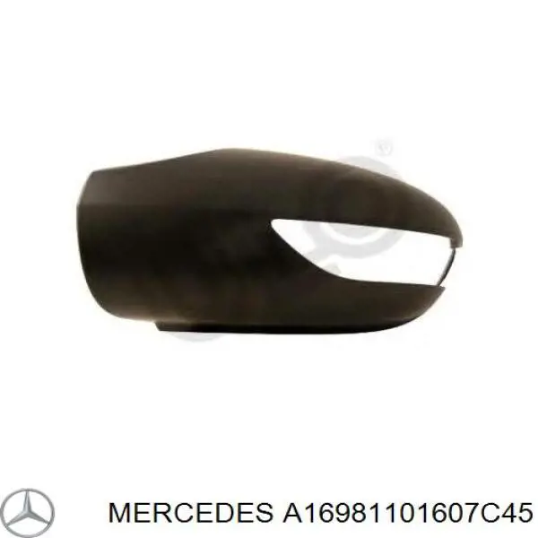 A16981101607C45 Mercedes накладка (крышка зеркала заднего вида левая)