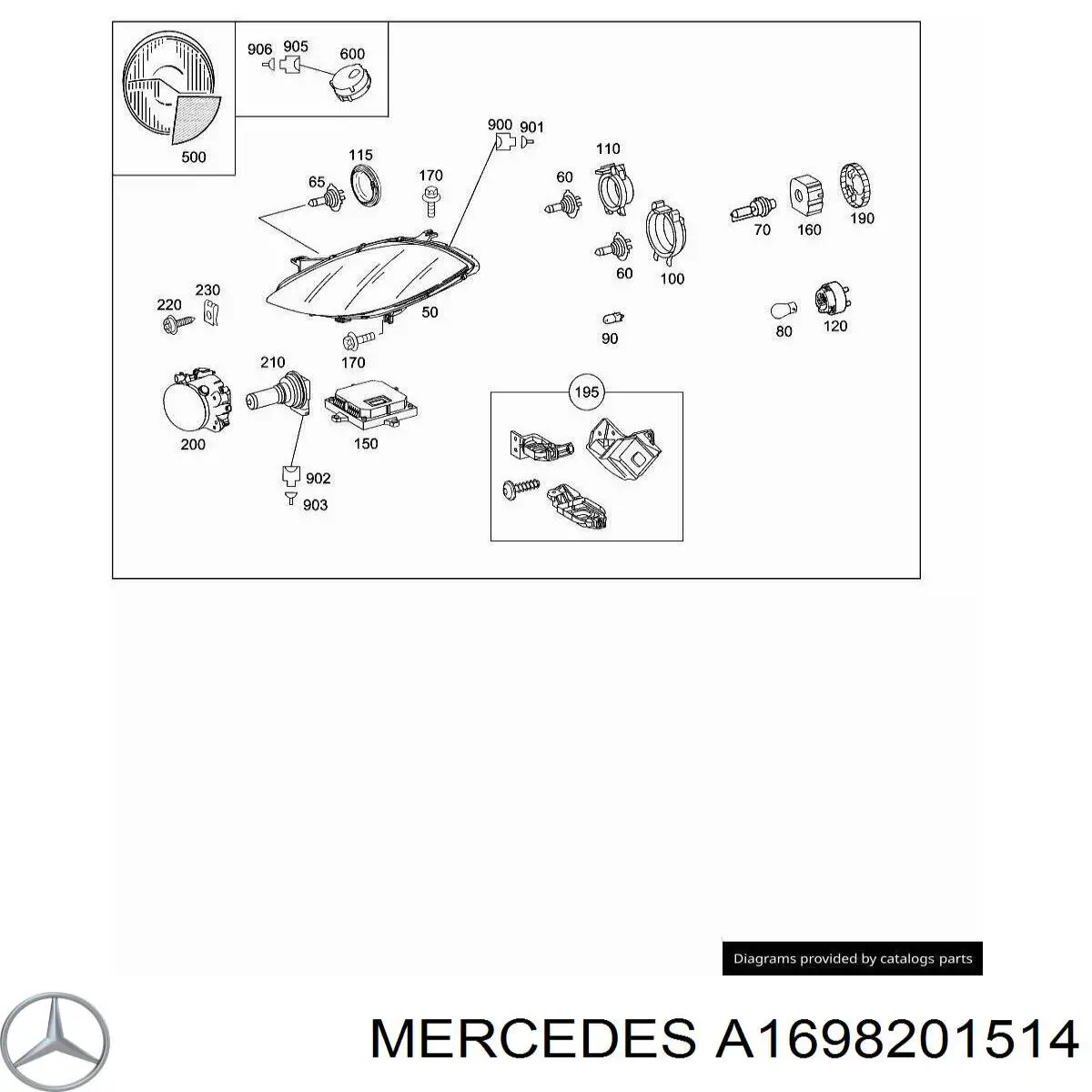 A1698201514 Mercedes 