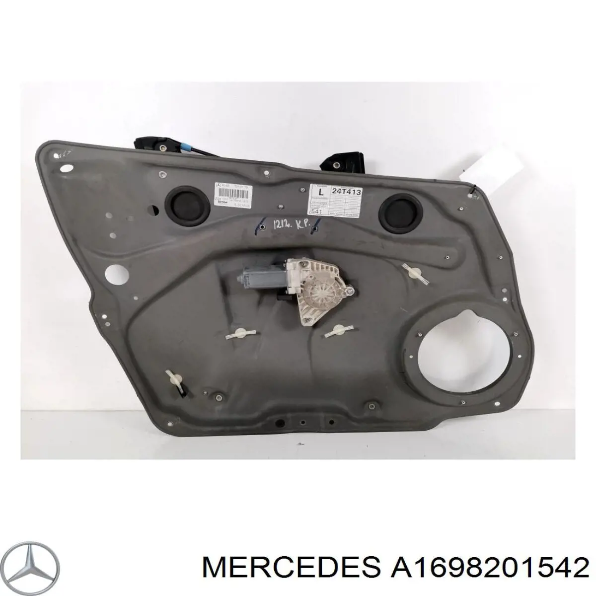 A1698201542 Mercedes motor de acionamento de vidro da porta dianteira esquerda