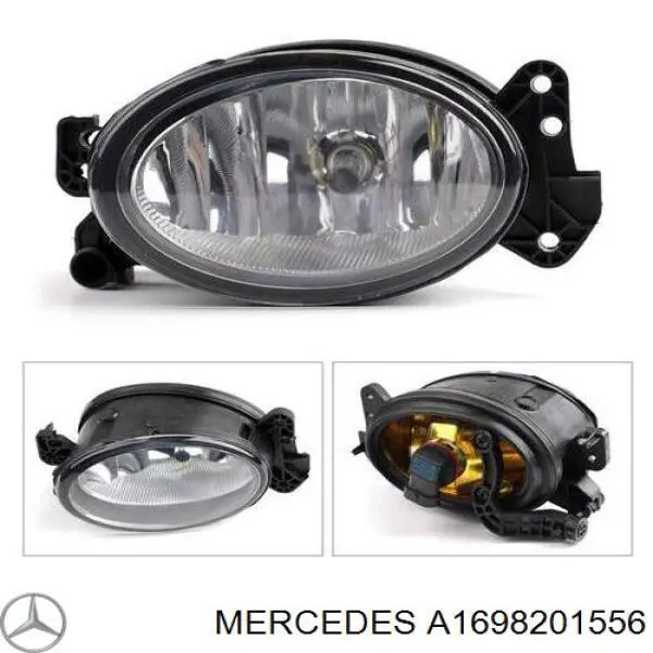 A1698201556 Mercedes luzes de nevoeiro esquerdas