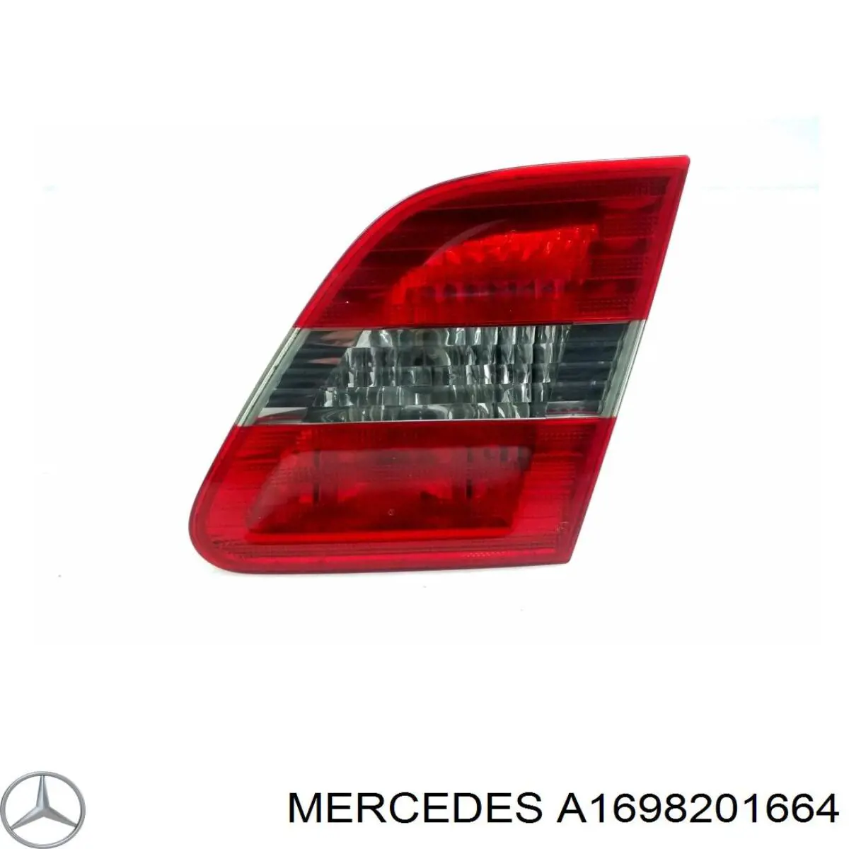 A1698201664 Mercedes lanterna traseira direita interna