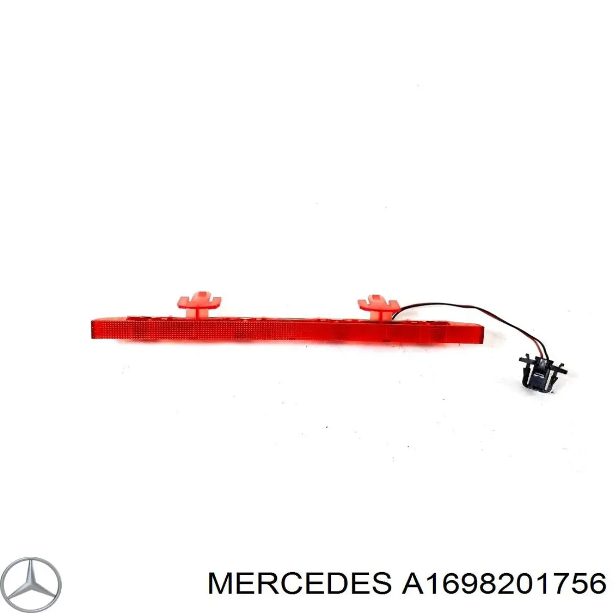  Sinal de parada traseiro adicional Mercedes A hatchback (W169) (2004 - 2012) 