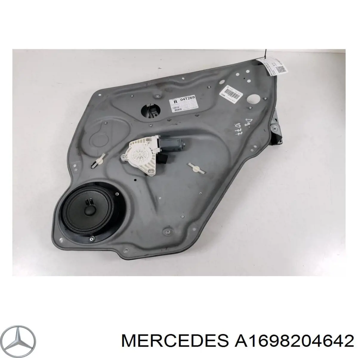 A1698204642 Mercedes motor de acionamento de vidro da porta traseira direita