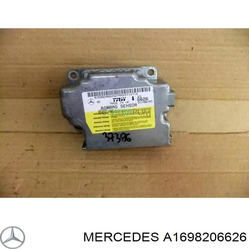 Купить 1698204085 Mercedes Модуль-процессор управления подушкой безопасности