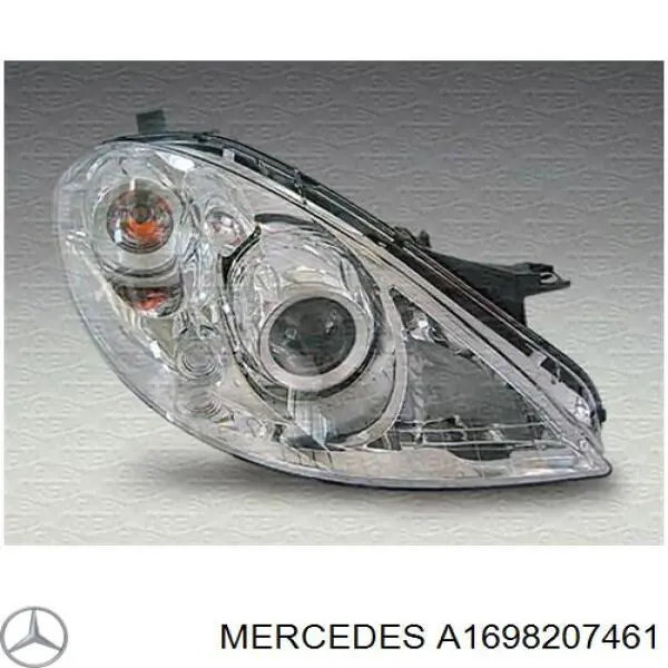 Правая блок фара Mercedes A1698207461 цена, от 860.01 USD