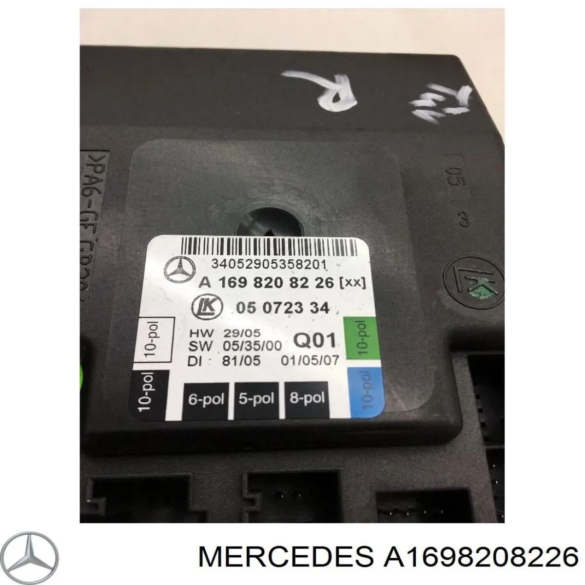 Стеклоподъемник передней правой двери A1698208226 Mercedes