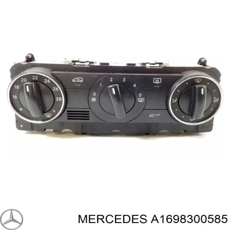 Купить A1698300585 Mercedes Блок управления печкой