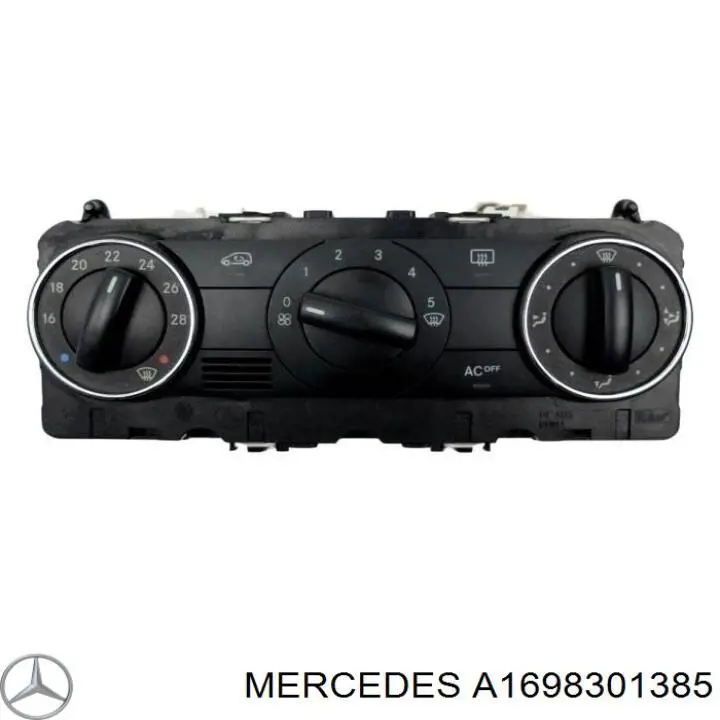 A1698301385 Mercedes unidade de controlo dos modos de aquecimento/condicionamento