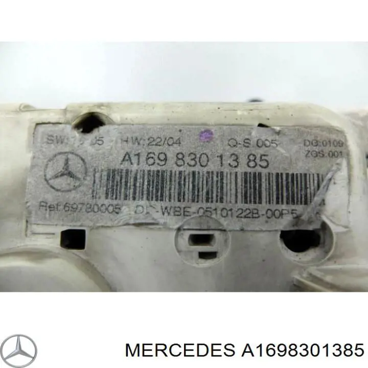 Блок управления кондиционером 1698301385 Mercedes